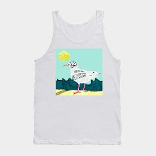 Seaside Gull Collage Tank Top